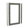 DuraPost Aluminium Gate Frame Olive Grey